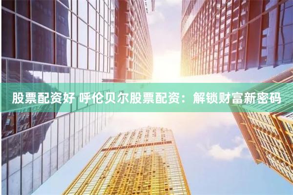 股票配资好 呼伦贝尔股票配资：解锁财富新密码